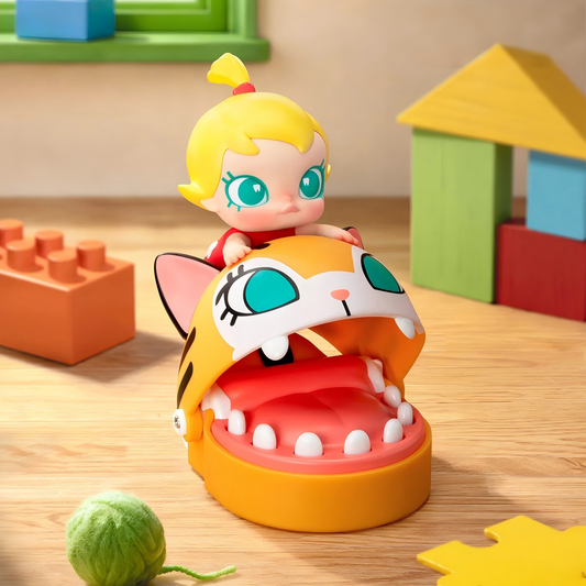 Baby Molly and Baby Tabby Pulling a Prank Figure