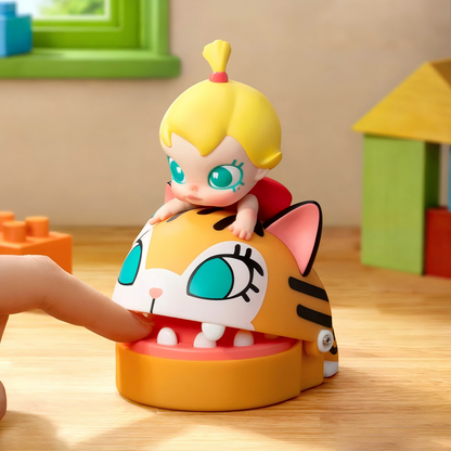 Baby Molly and Baby Tabby Pulling a Prank Figure