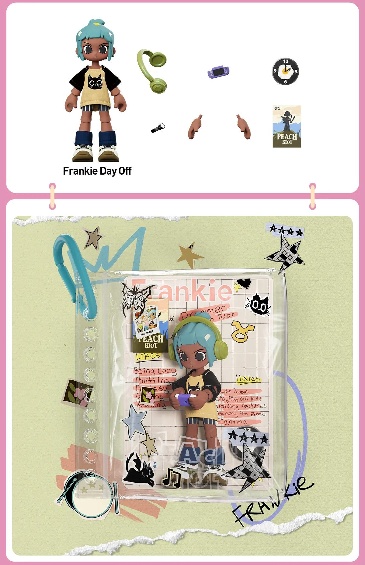 Peach Riot Carry the Music Series BlockPendant（pre order）