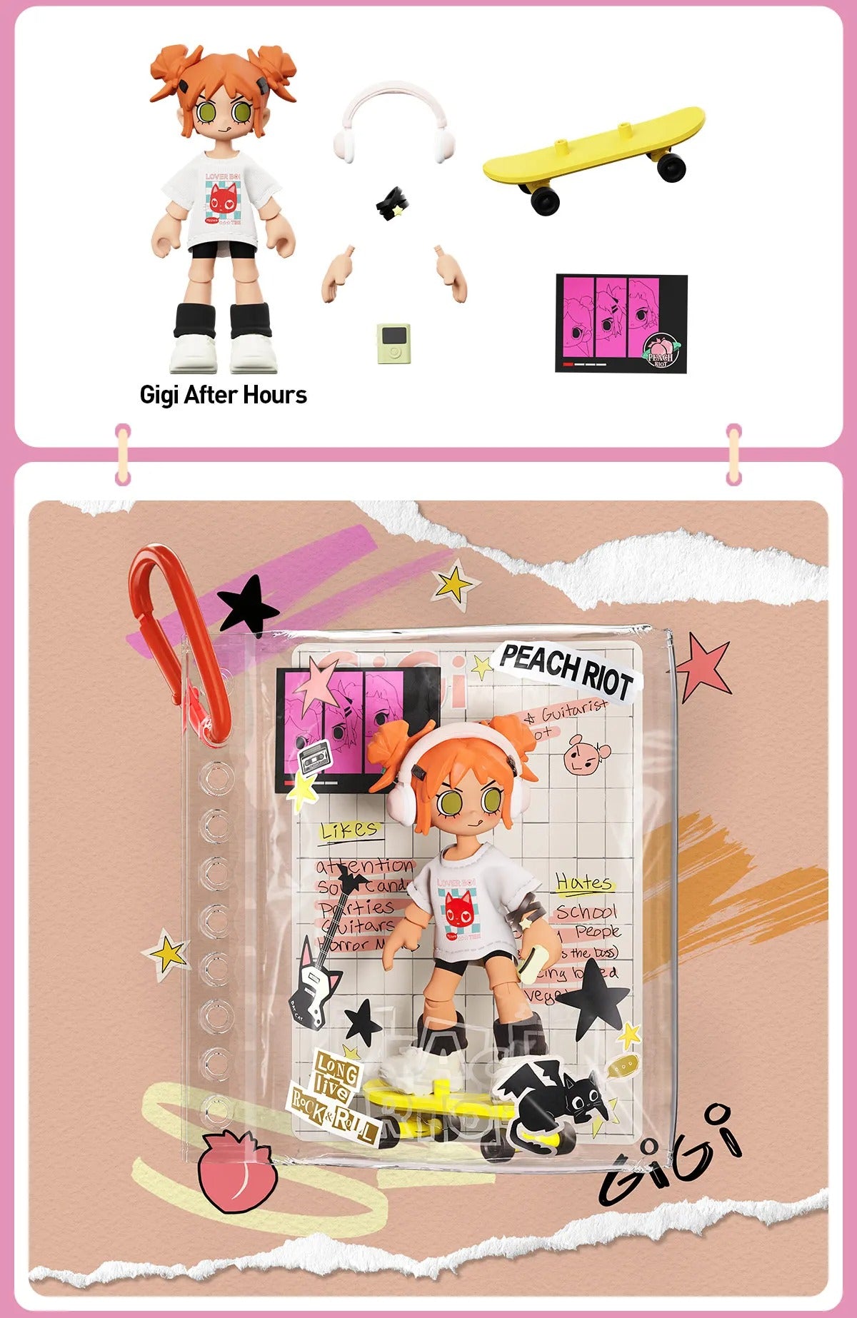 Peach Riot Carry the Music Series BlockPendant（pre order）