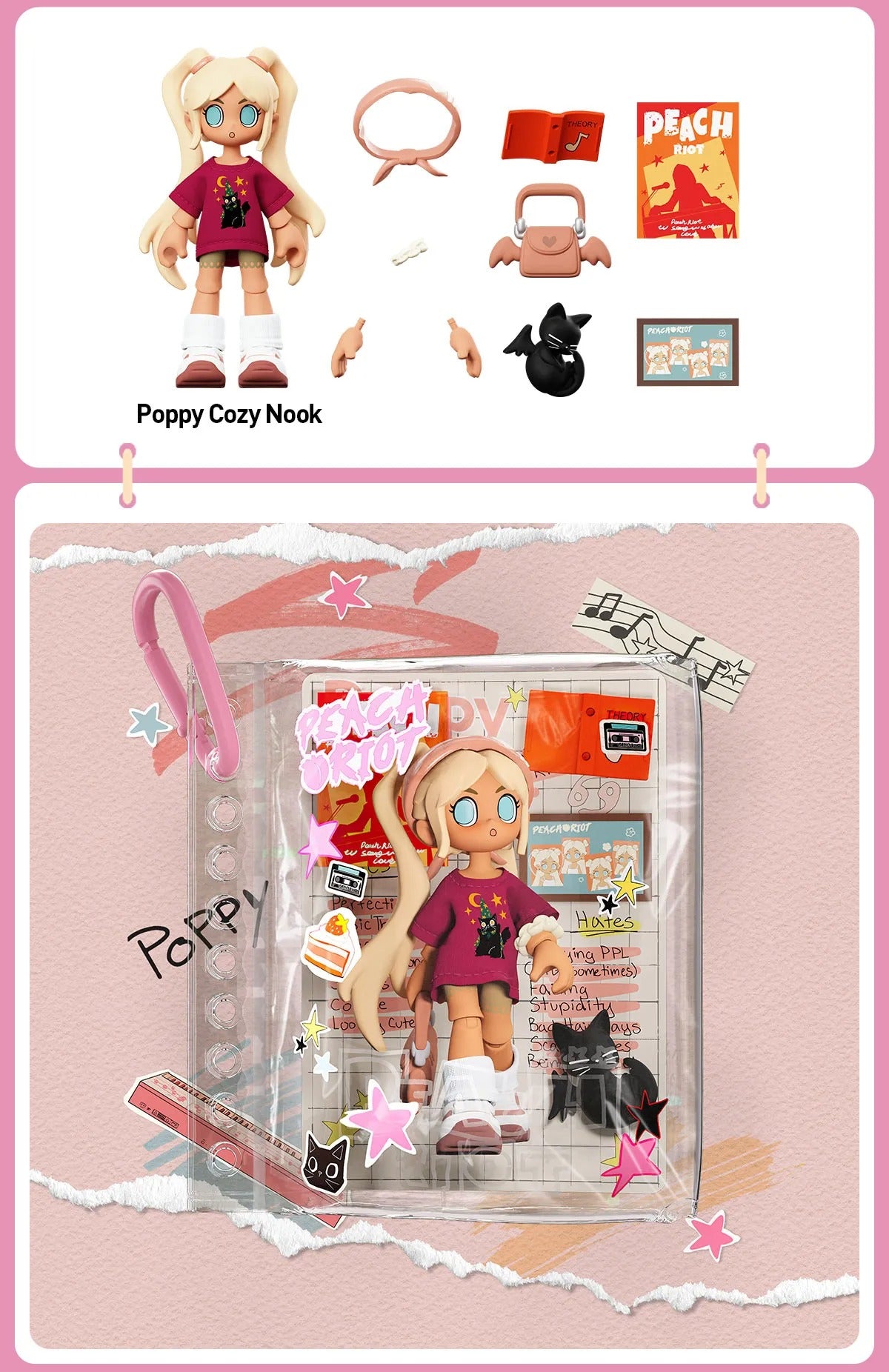 Peach Riot Carry the Music Series BlockPendant（pre order）
