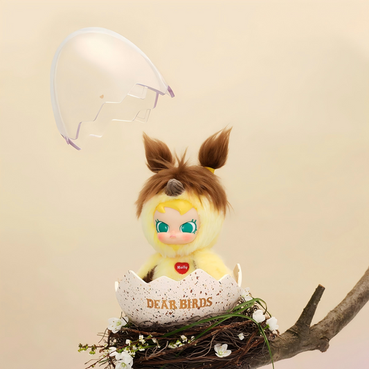 Dear Birds Series - Egg-shaped Plush Display Case