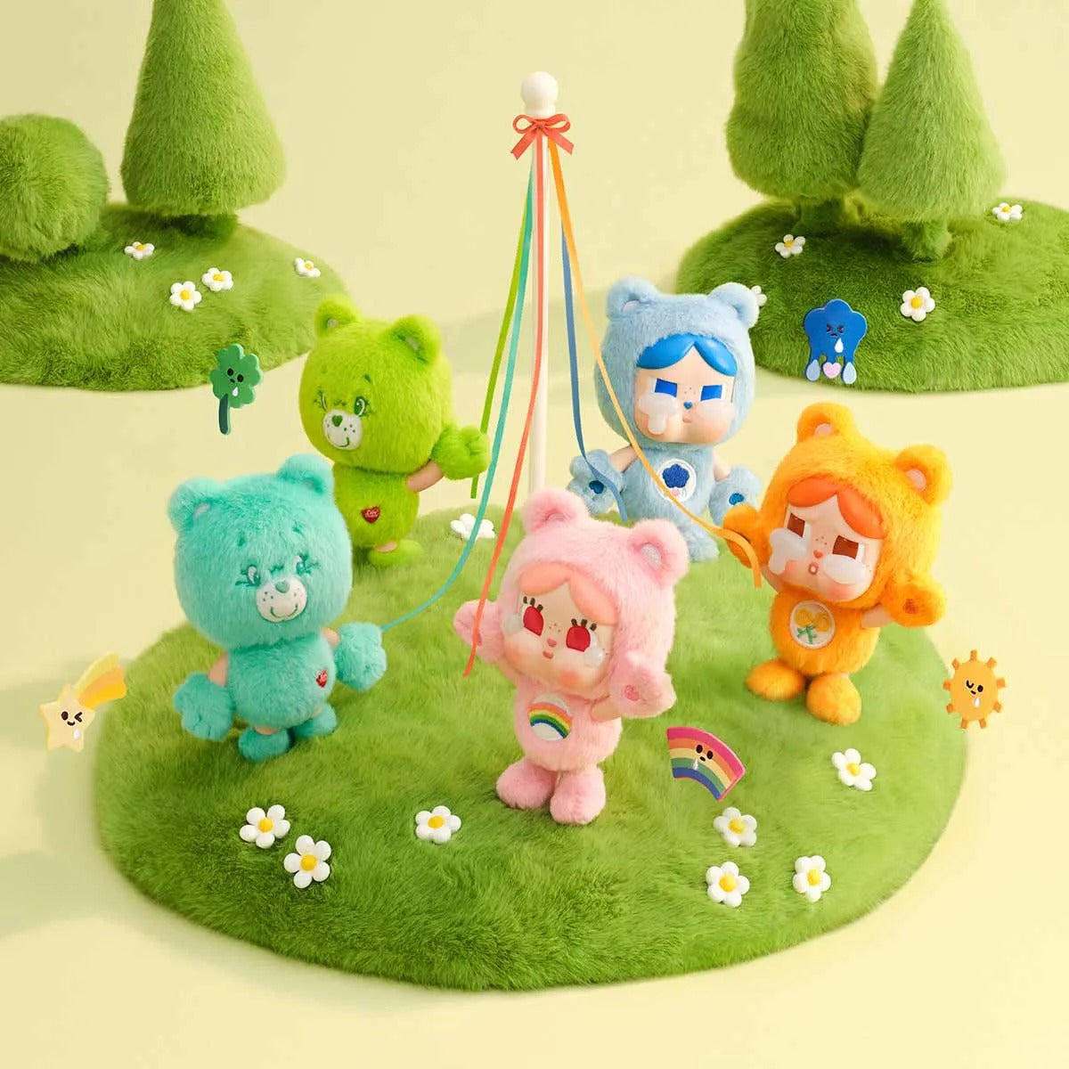 CRYBABY x Care Bears Serles - Vinyl Plush Pendant Blind Box（pre order）