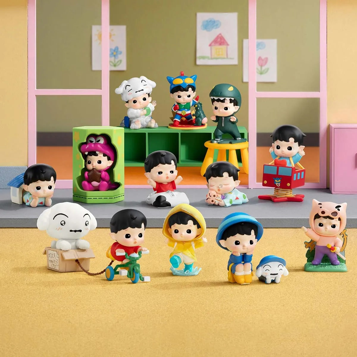 POP MART HACIPUPU x CRAYON SHINCHAN One Day in Kasukabe Series Figures（pre order）