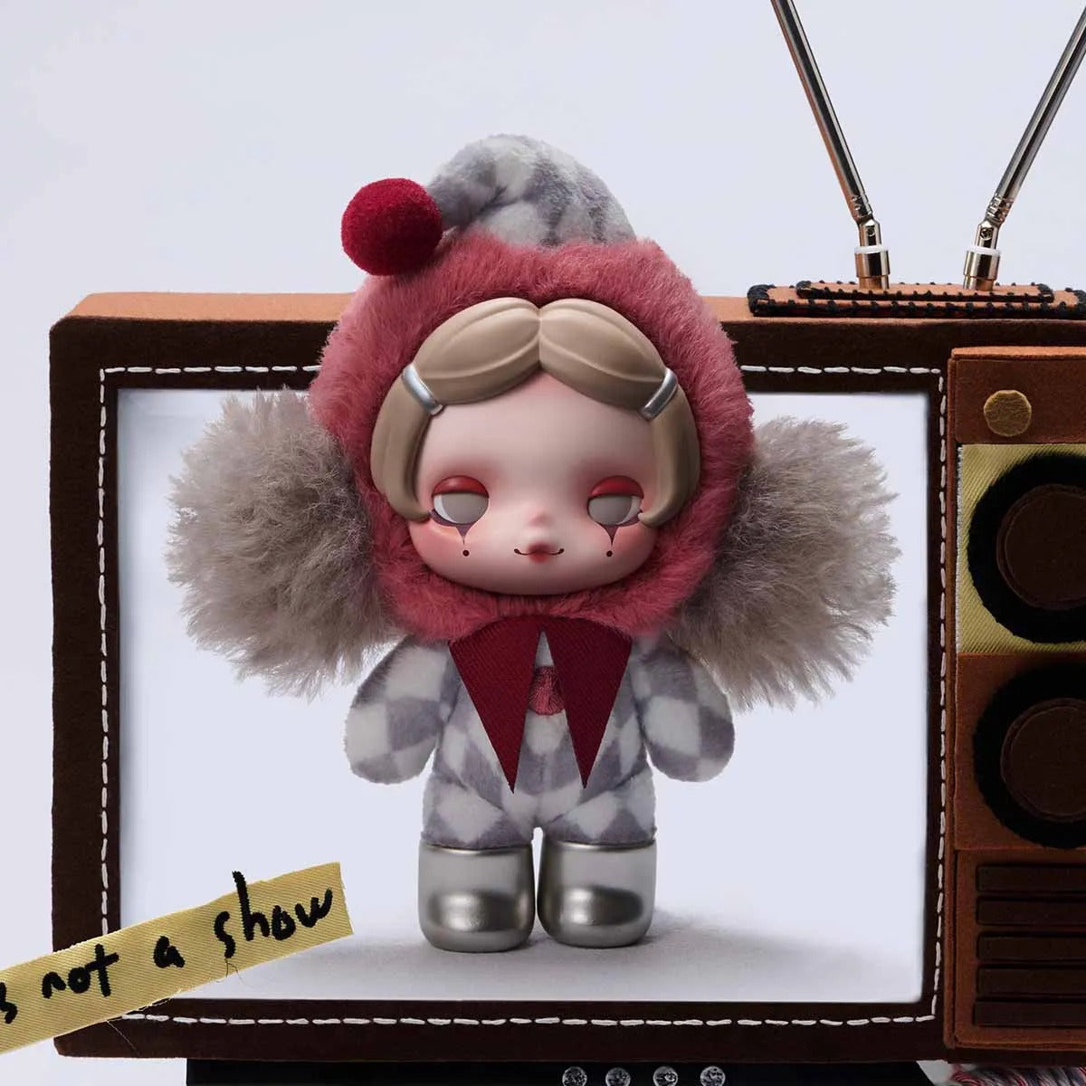 SKULLPANDA Off Mode Serles Plush DollPendant（pre order）