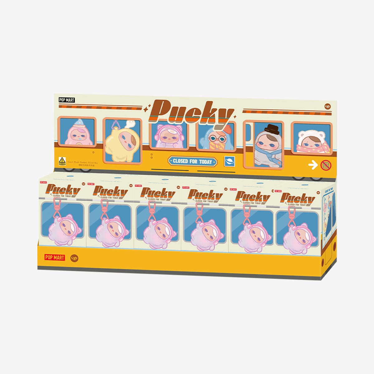 POP MART PUCKY Closed for Today Series Vinyl Plush Pendant Blind Box（PRE-ORDER）
