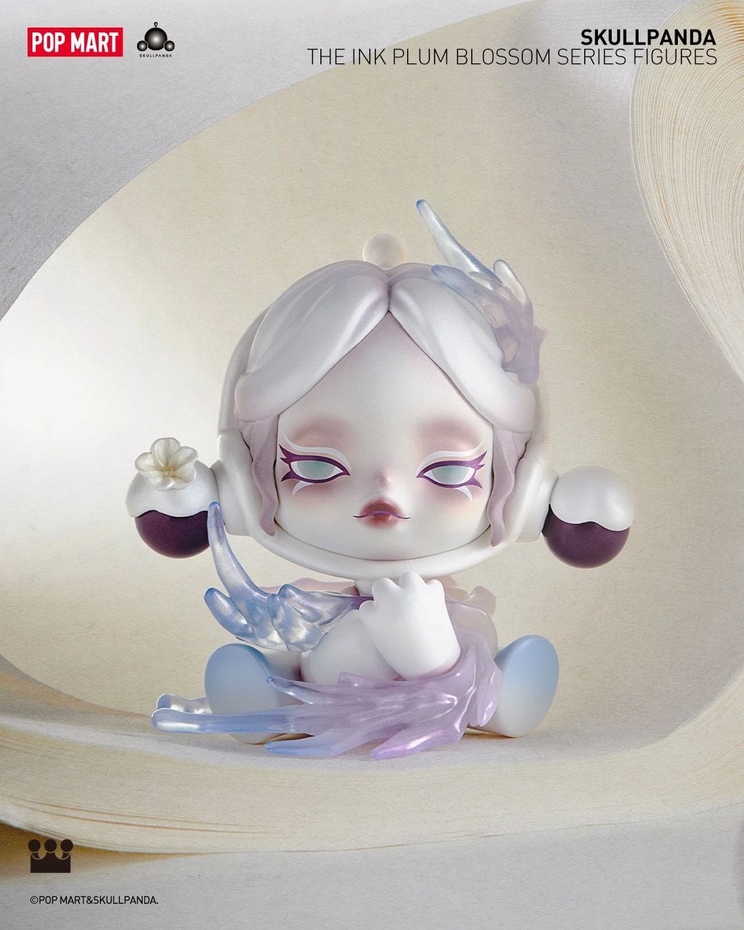 SKULLPANDA The Ink Plum Blossom Series PVC Figures Blind Box Confirmed Open Box