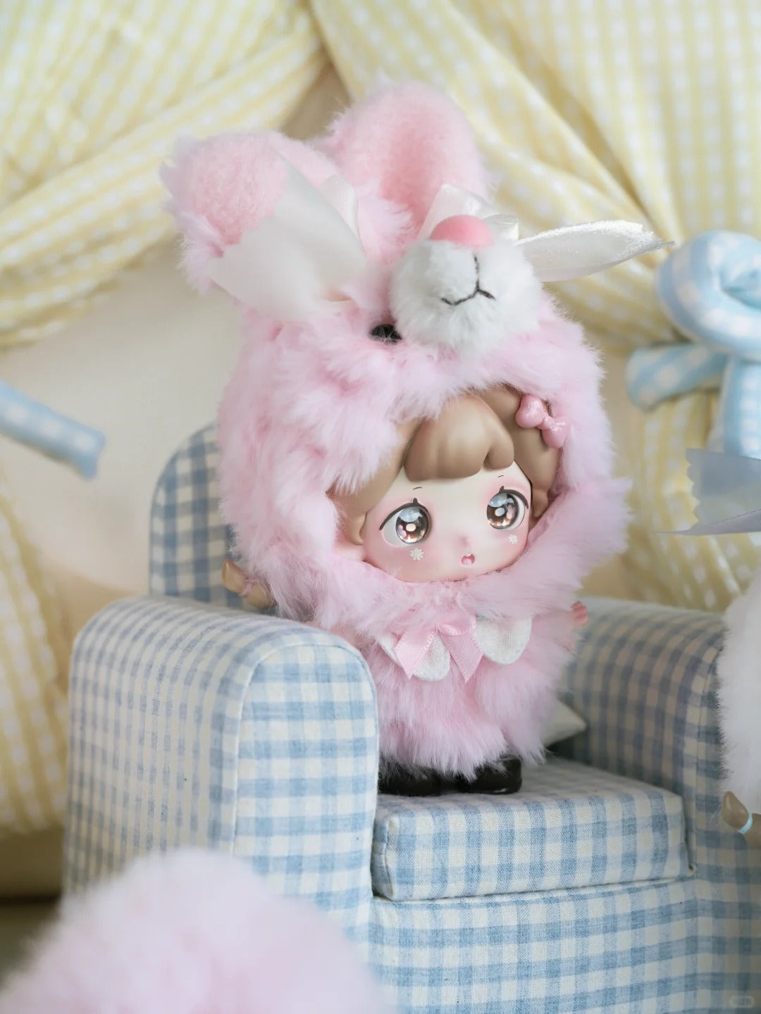 Mikuku Twin Fluffy Bunnies（Will be shipped in 3 days）