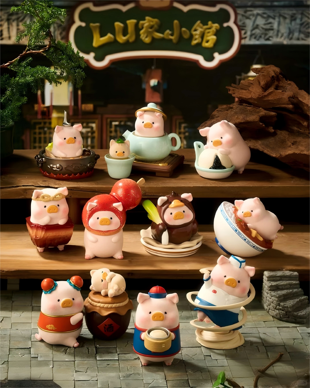 LULU the piggy lu's table series