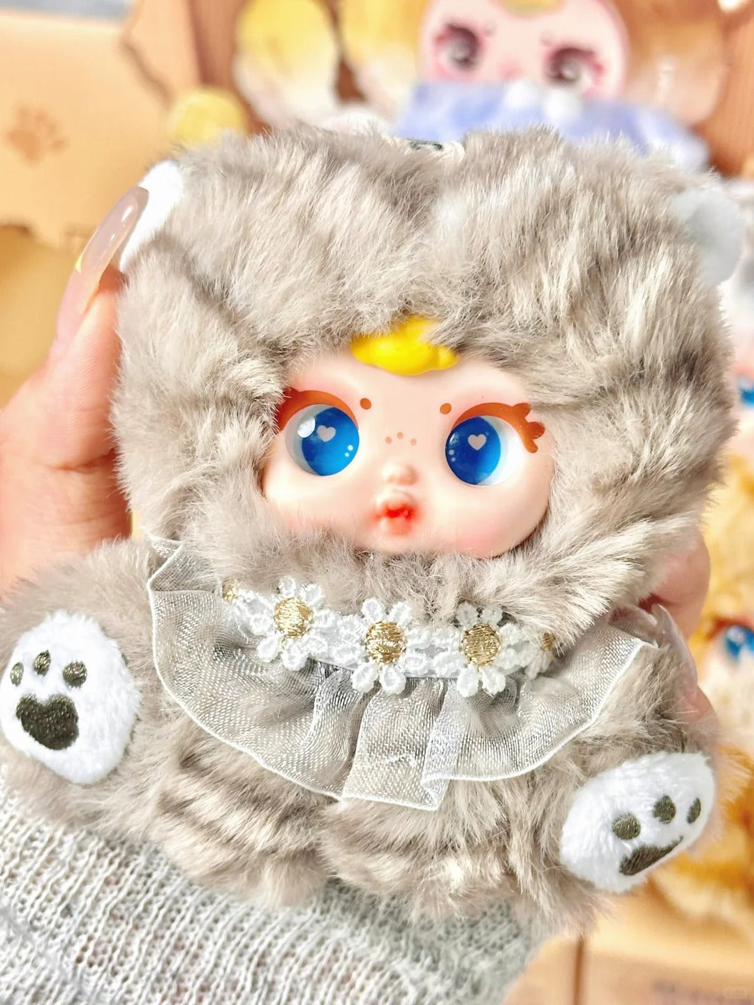 MM Milk cangdy naughty cat pengdant plush