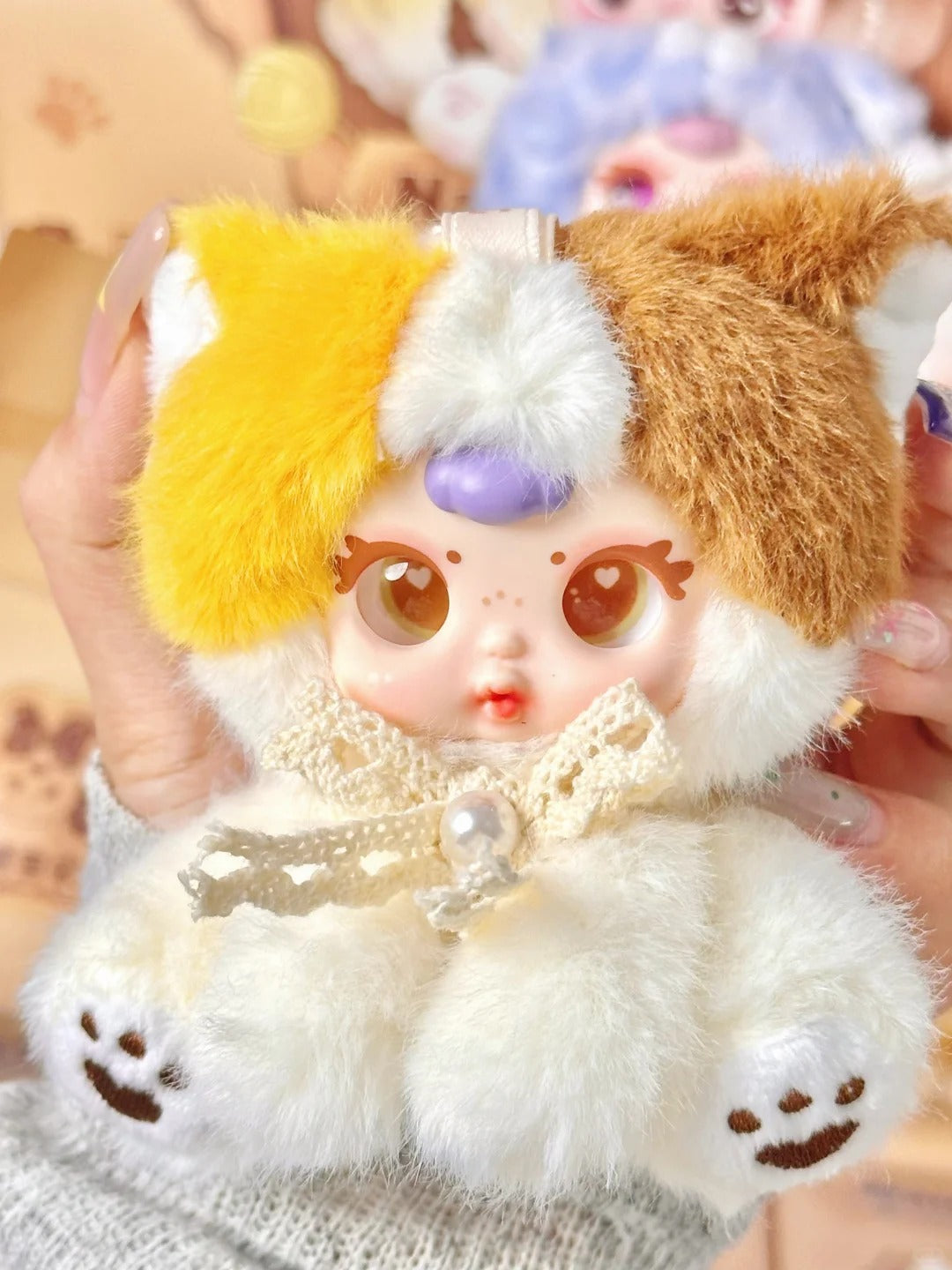 MM Milk cangdy naughty cat pengdant plush