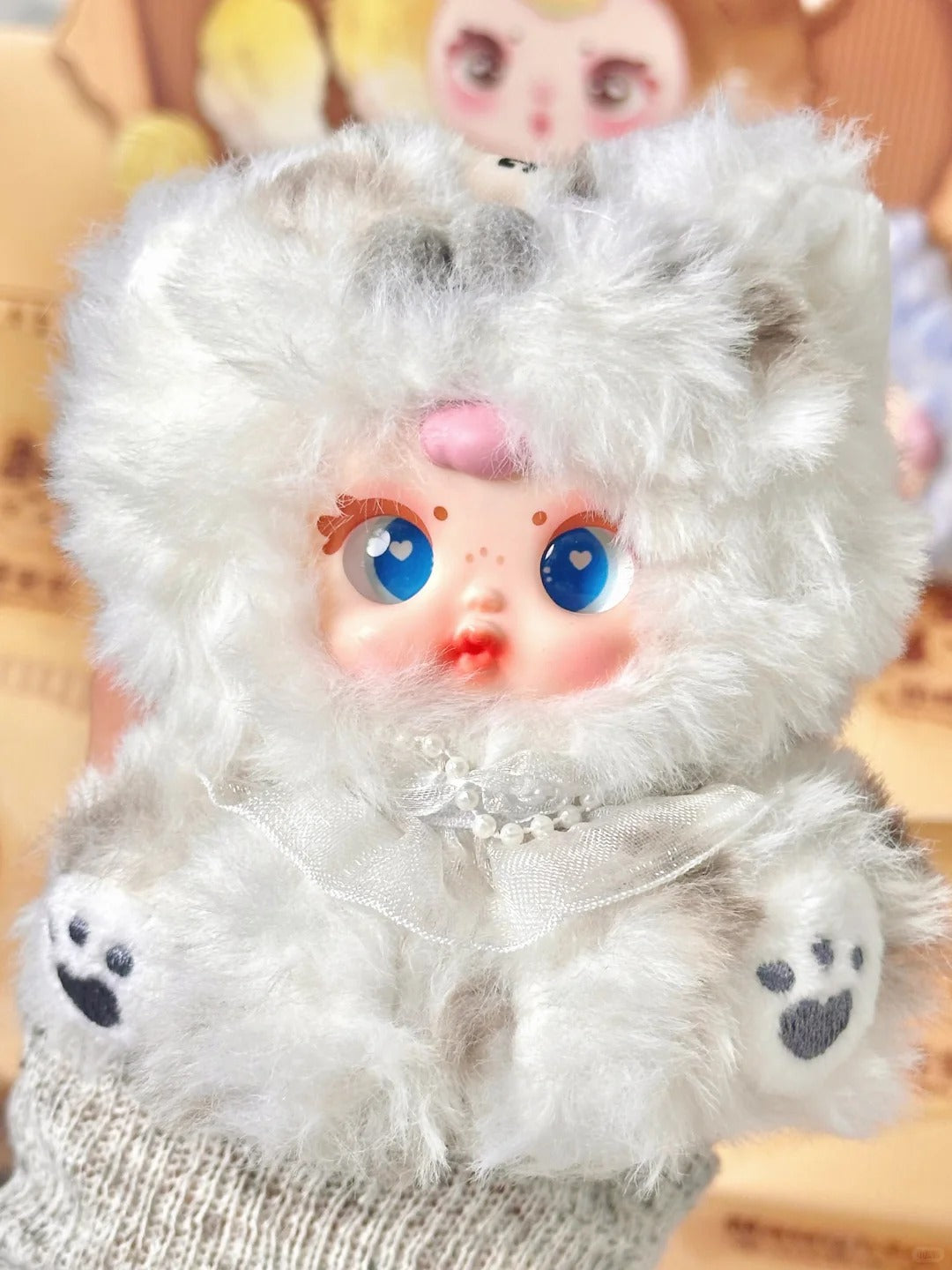 MM Milk cangdy naughty cat pengdant plush