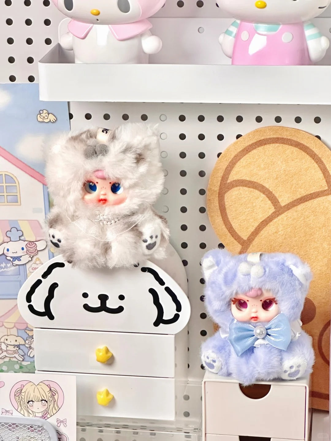 MM Milk cangdy naughty cat pengdant plush