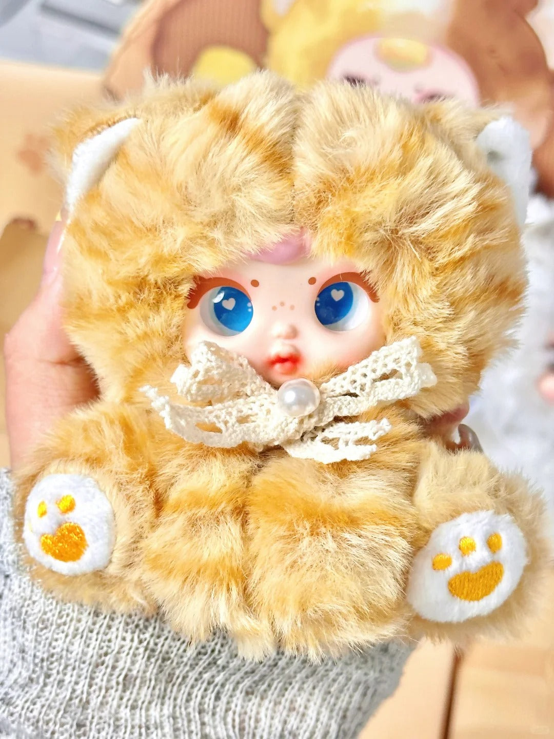MM Milk cangdy naughty cat pengdant plush