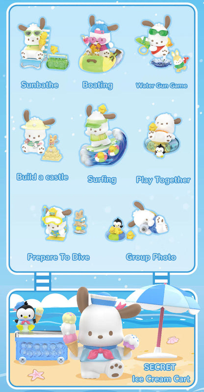 Pochacco Holiday Beach SeriesPVC Figures