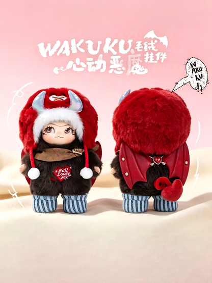 Wakuku Heartthrob Devil Vinyl Plush Hanging Card（Release on the 7th）