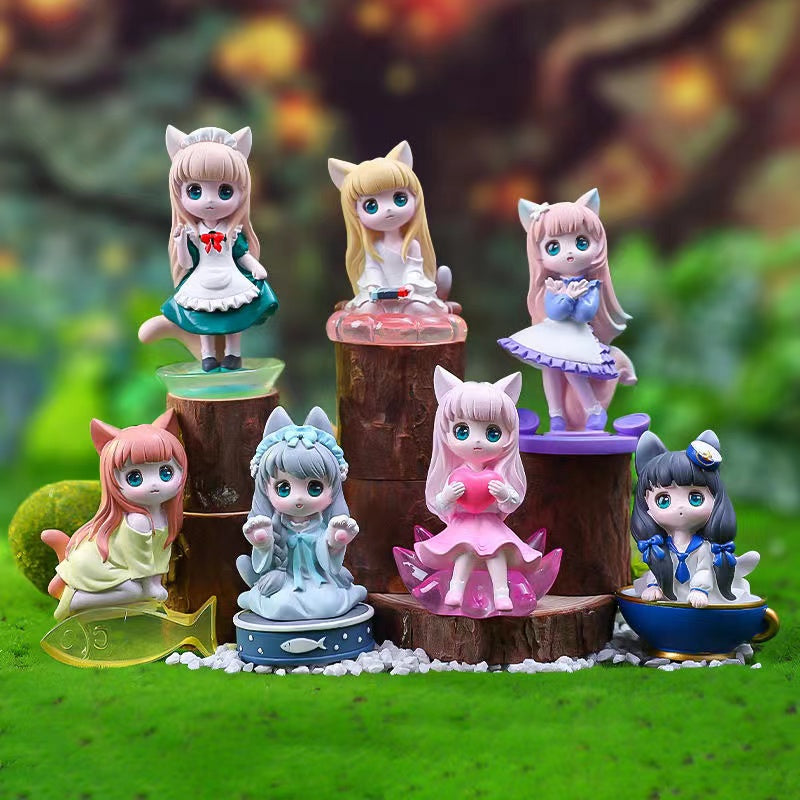 soft cute cat Series dolls