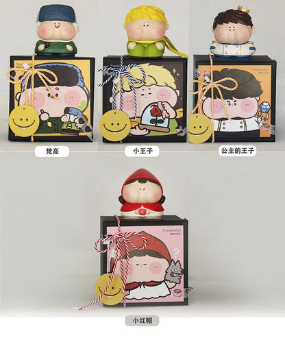 Yuan guoguo Round Cheek Handcrafts Series dolls Gift Set