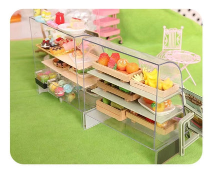 Display #Cake Shelf Toy Showcase Box Girls Gift Set