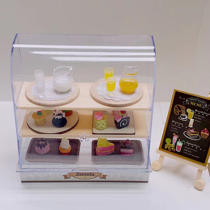 Display #Cake Shelf Toy Showcase Box Girls Gift Set