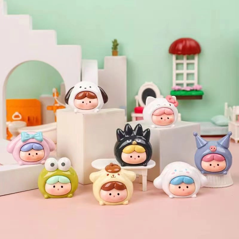 Sanrio Cute Mini Bean Series dolls Gift Set