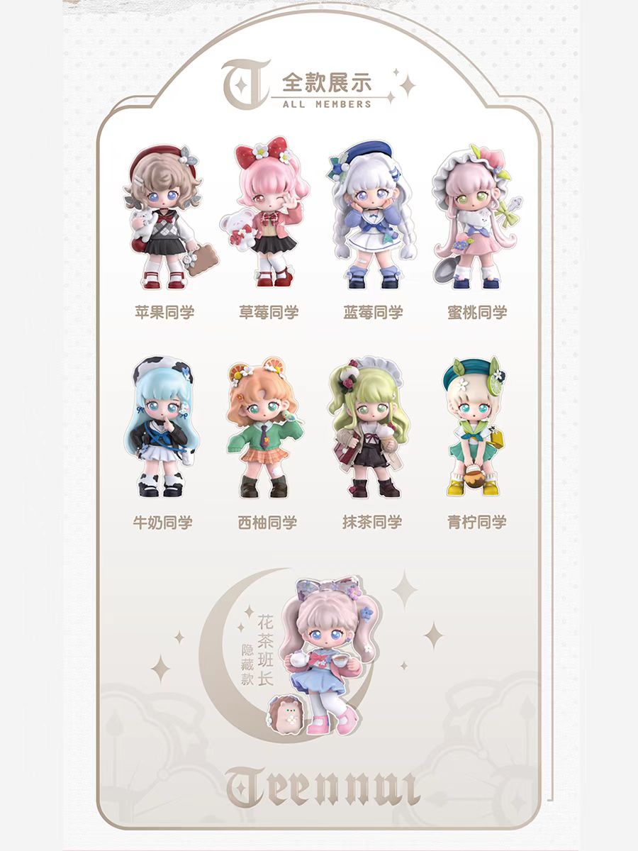 TEENNAR Campus OOTD Series PVC Blind Box