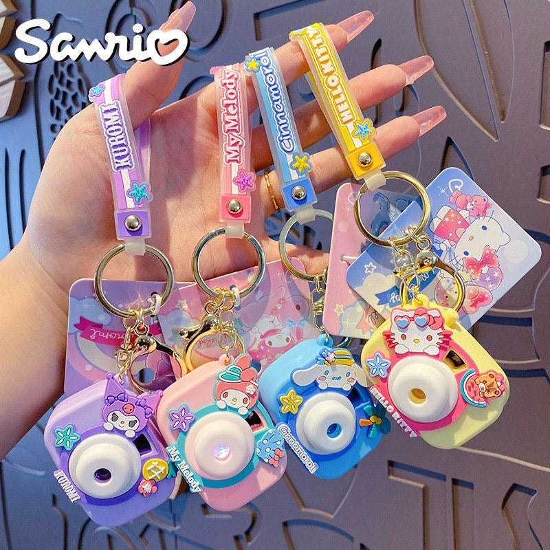 Summer camera key chain pendant Series dolls