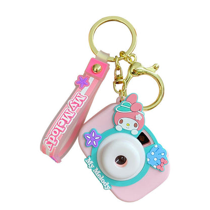 Summer camera key chain pendant Series dolls